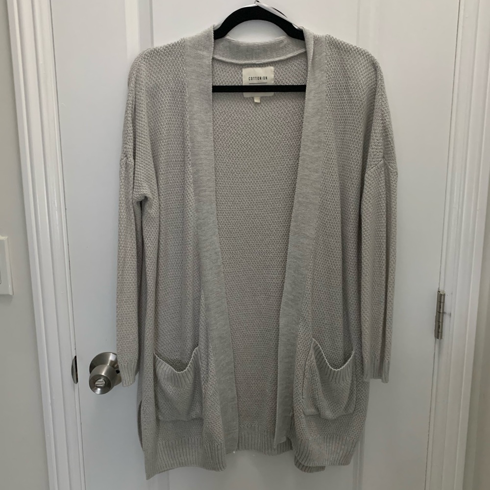XS Cotton On Light Grey Cadigan